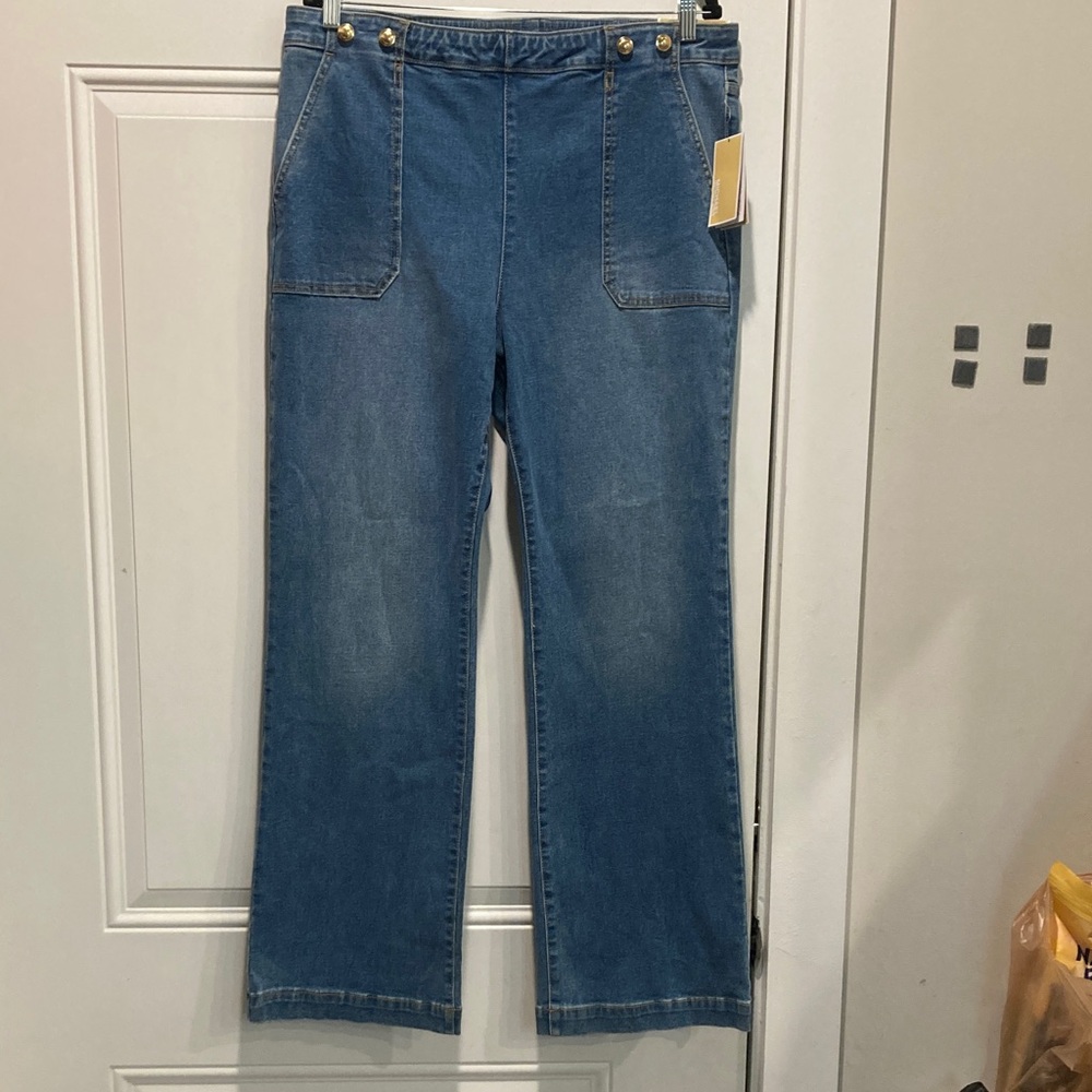 Michael Kors Selma Bootcut Jeans Size 16